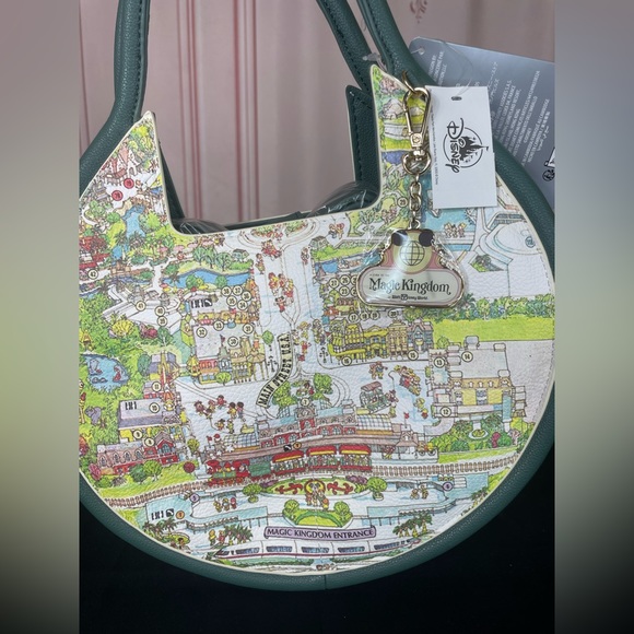 Disney 50TH Commemorative Shoulder Bag with 2WAY Charm Walt Disney World Resort - Picture 10 of 16